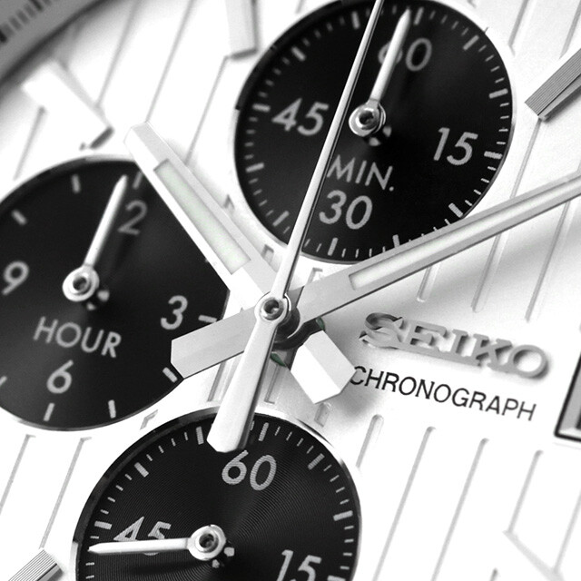 SEIKO SELECTION SBTR039 Stainless Steel Chronograph Quartz Watch 41mm Men’s