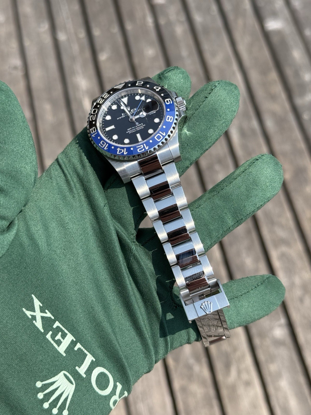2023 Rolex GMT-Master II 40mm Steel “Batman” Black & Blue 126710BLNR Set
