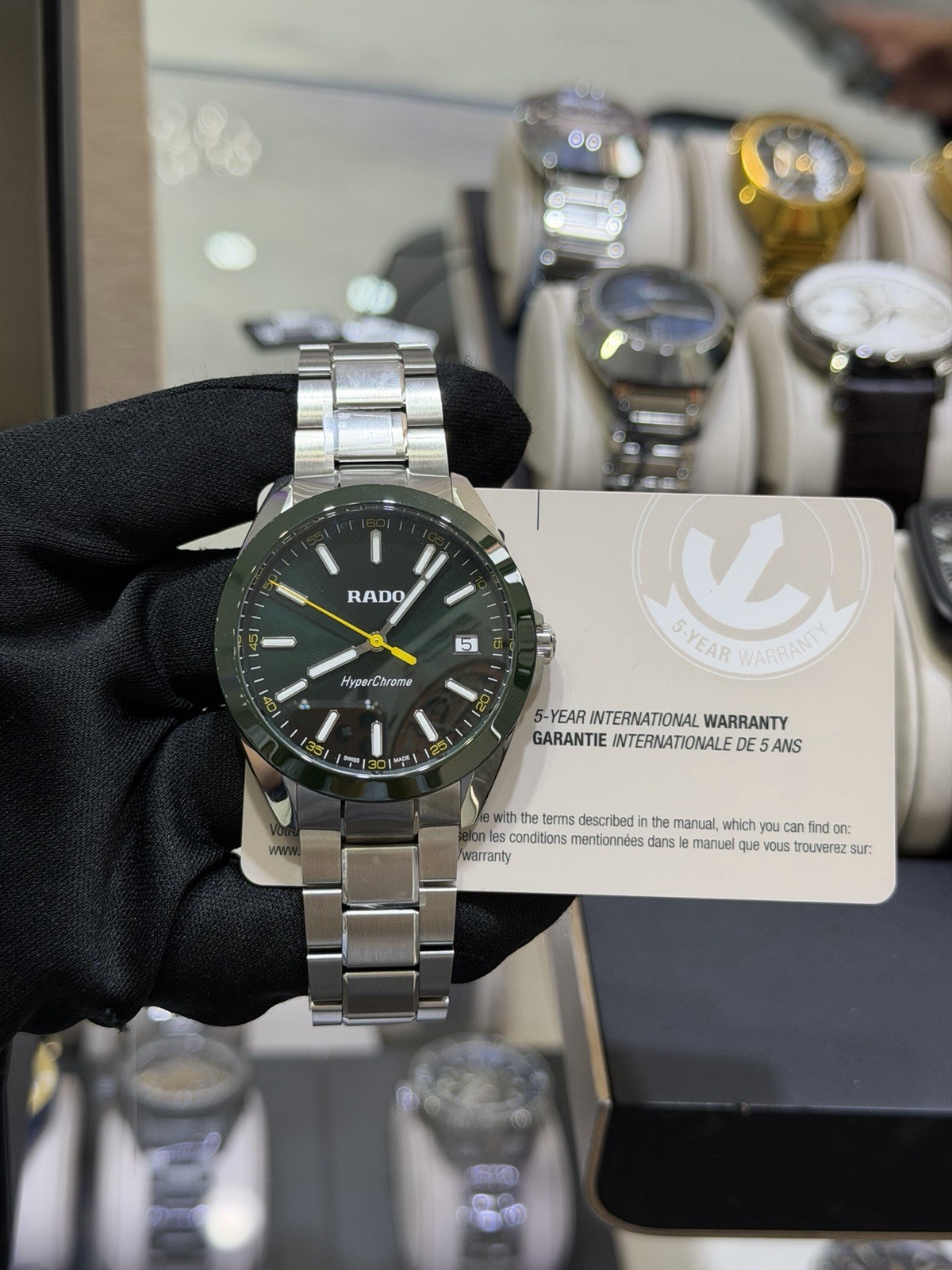 Rado HyperChrome Quartz Green Dial Men’s Watch R32280313