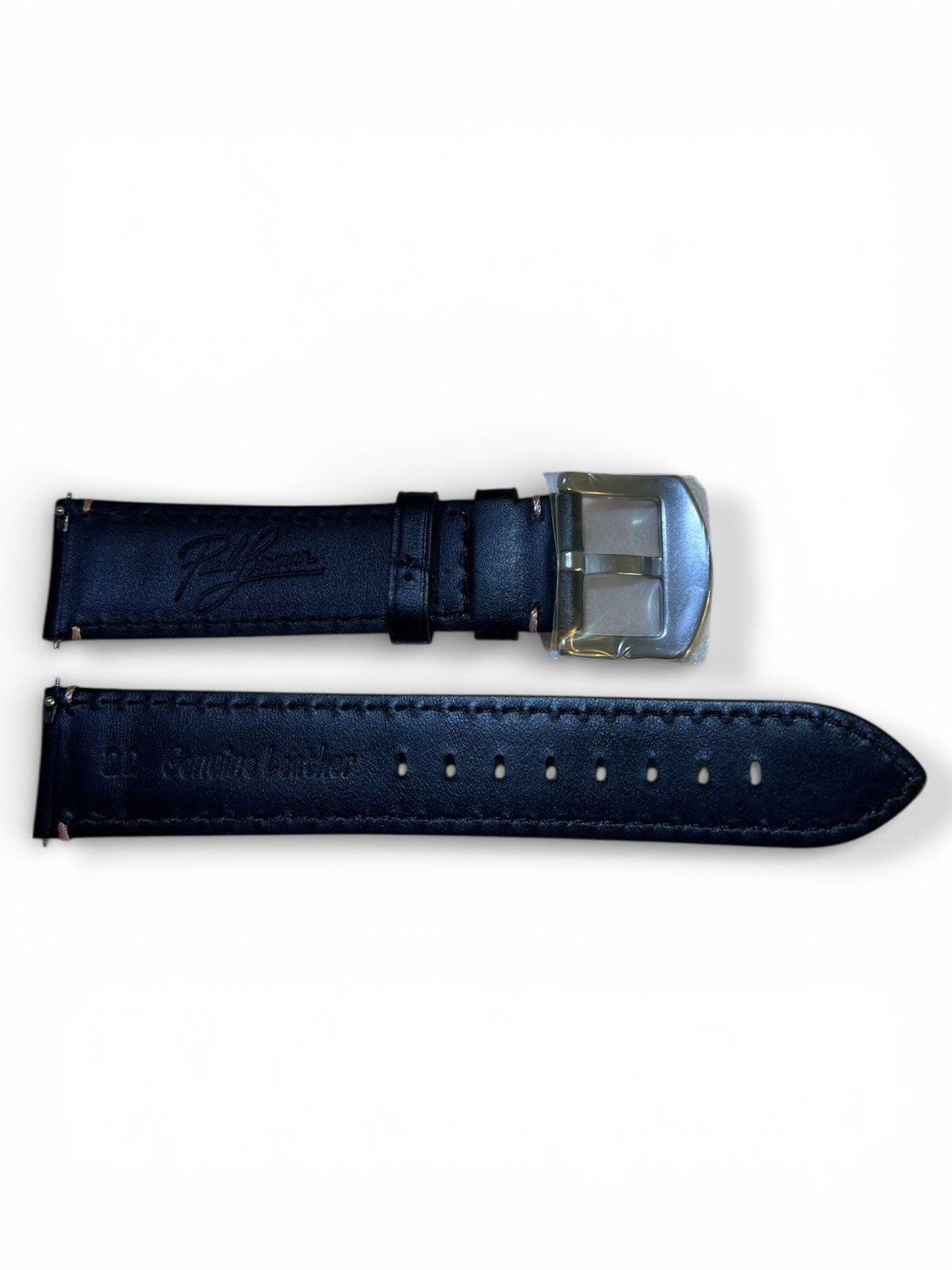 Premium Leather Strap | 22mm Genuine Leather | Field Band | Military grade