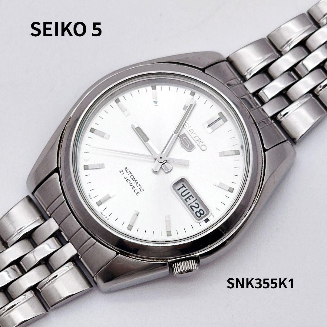 SEIKO 5 SNK355K1 automatic wristwatch Seiko 5 working day date