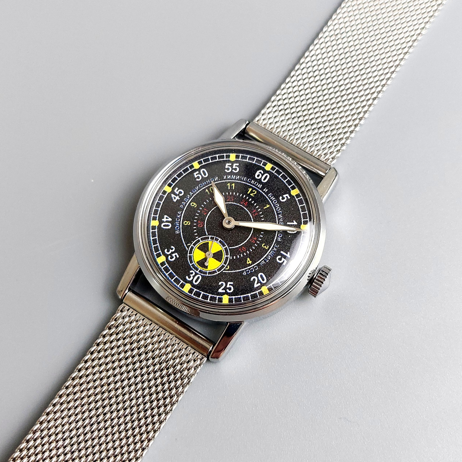 Soviet Wristwatch Pobeda Military Vintage Mechanical Men’s Watch Serviced