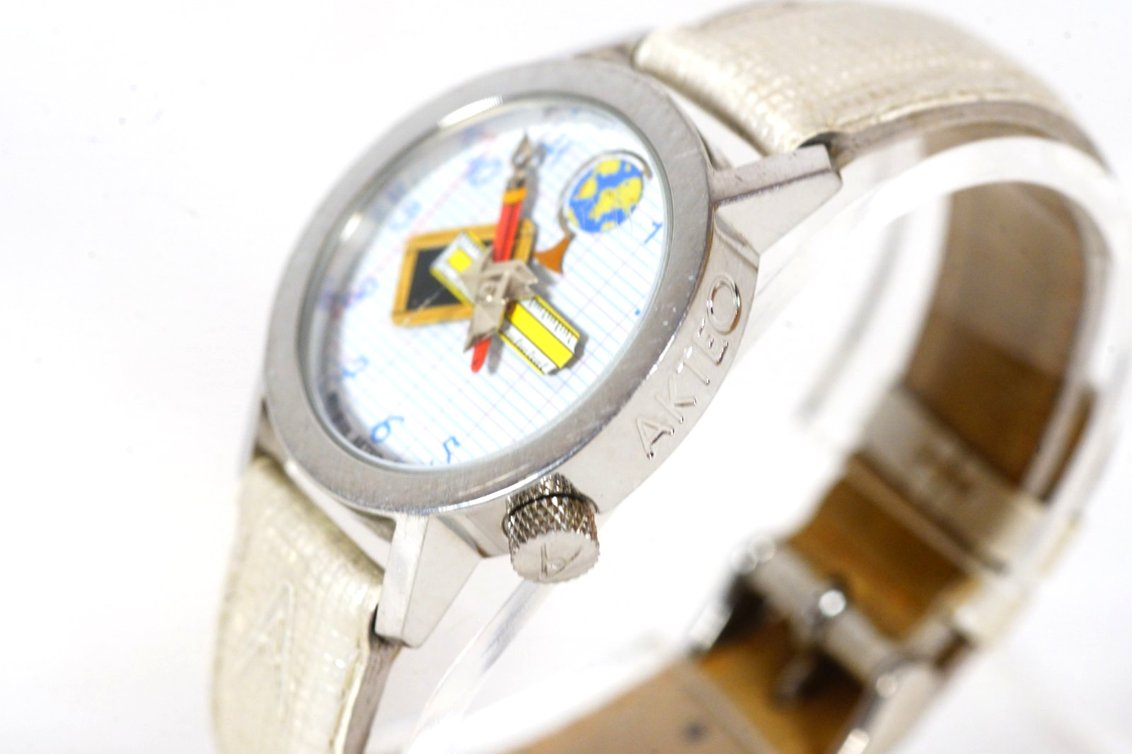 AKTEO JC Mareschal Design Watch Teachers School Theme Wristwatch France Quartz