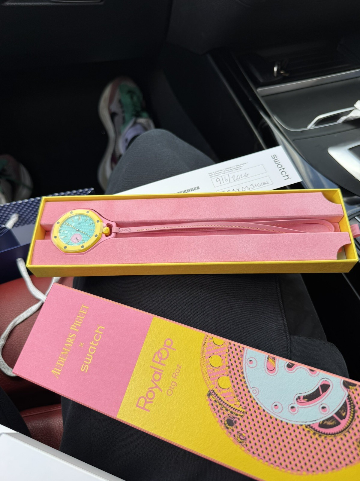 Swatch x Audemars Piguet AP Bioceramic Royal Pop OTG ROZ ✅IN HAND W/ RECEIPT✅