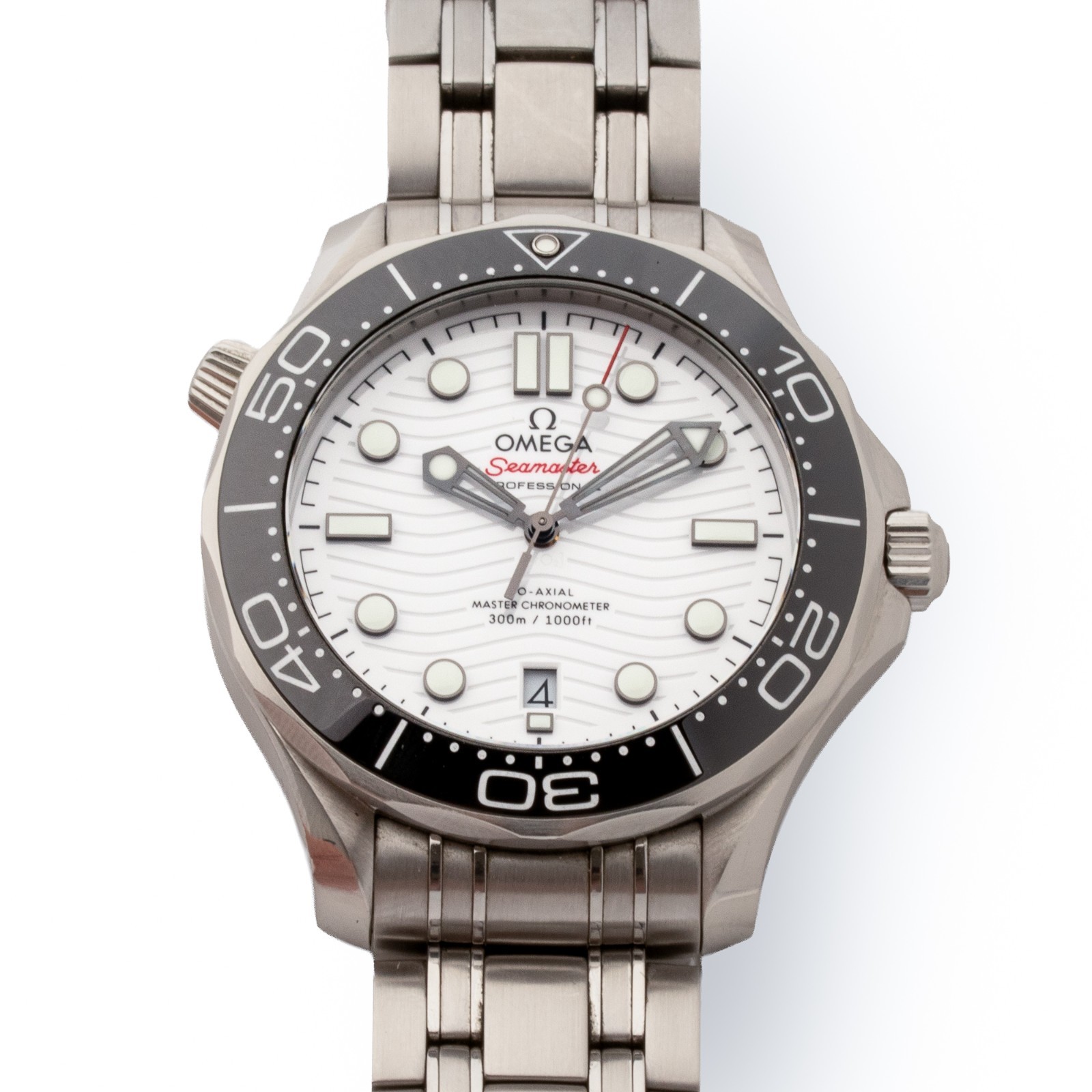 OMEGA Seamaster White Men’s Watch – 210.30.42.20.04.001