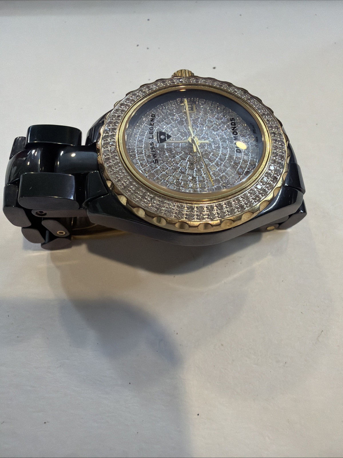 Swiss Legend Karamica Dress Watch Used Condition Needs Battery Good Condition