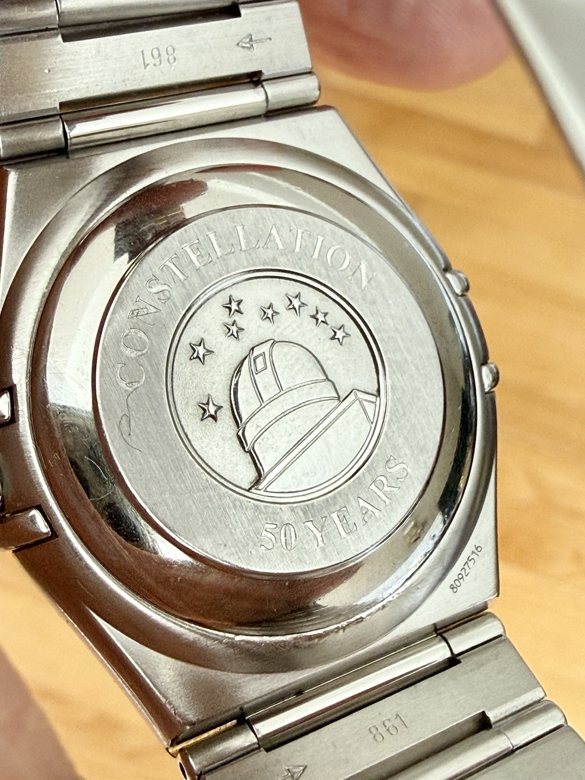 OMEGA CONSTELLATION 50th ANNIVERSARY AUTOMATIC DIAMOND DIAL 35.5mm 1504.35 – BOX