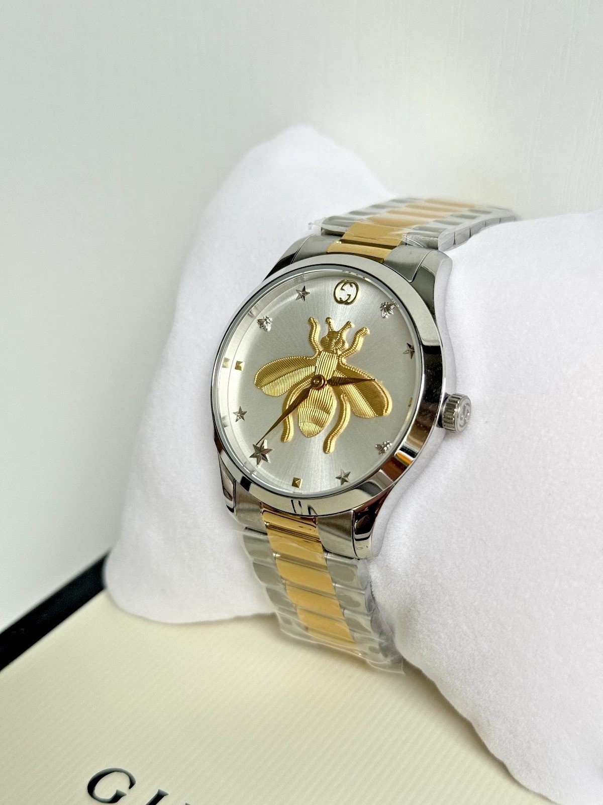 Gucci G-Timeless 38MM Gold Bee Watch YA1264131