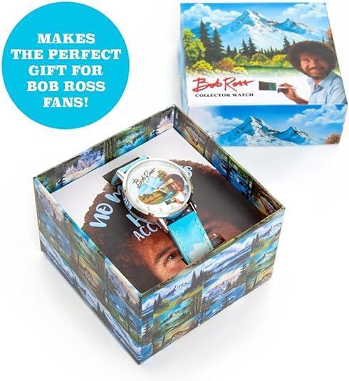 Bob Ross Collectors Analog Watch Licensed Retro Pop Culture Painter Mighty Mojo