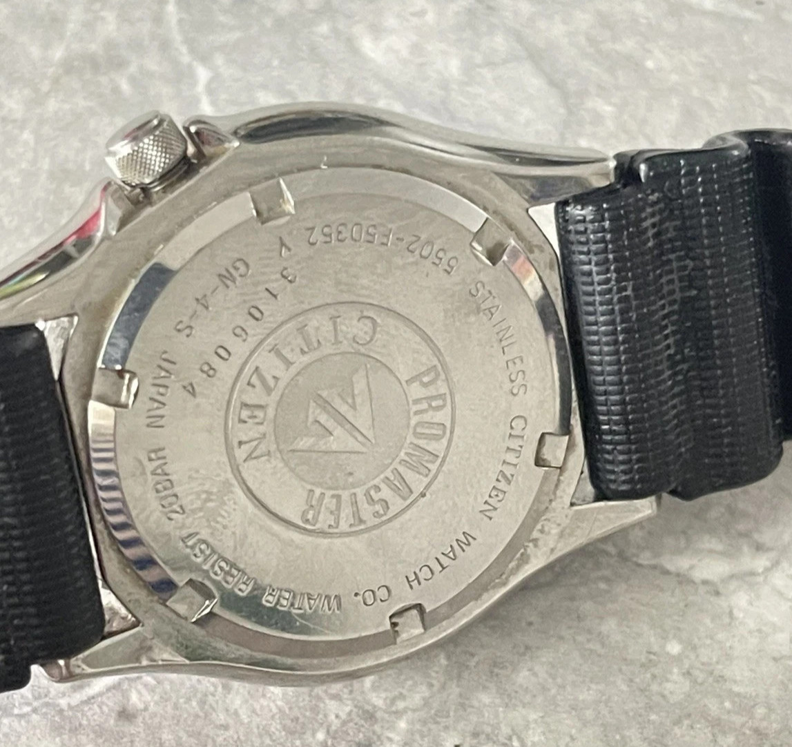Vintage Citizen Promaster 5502-F50352 Quartz Dive Watch – VGC (See Description)