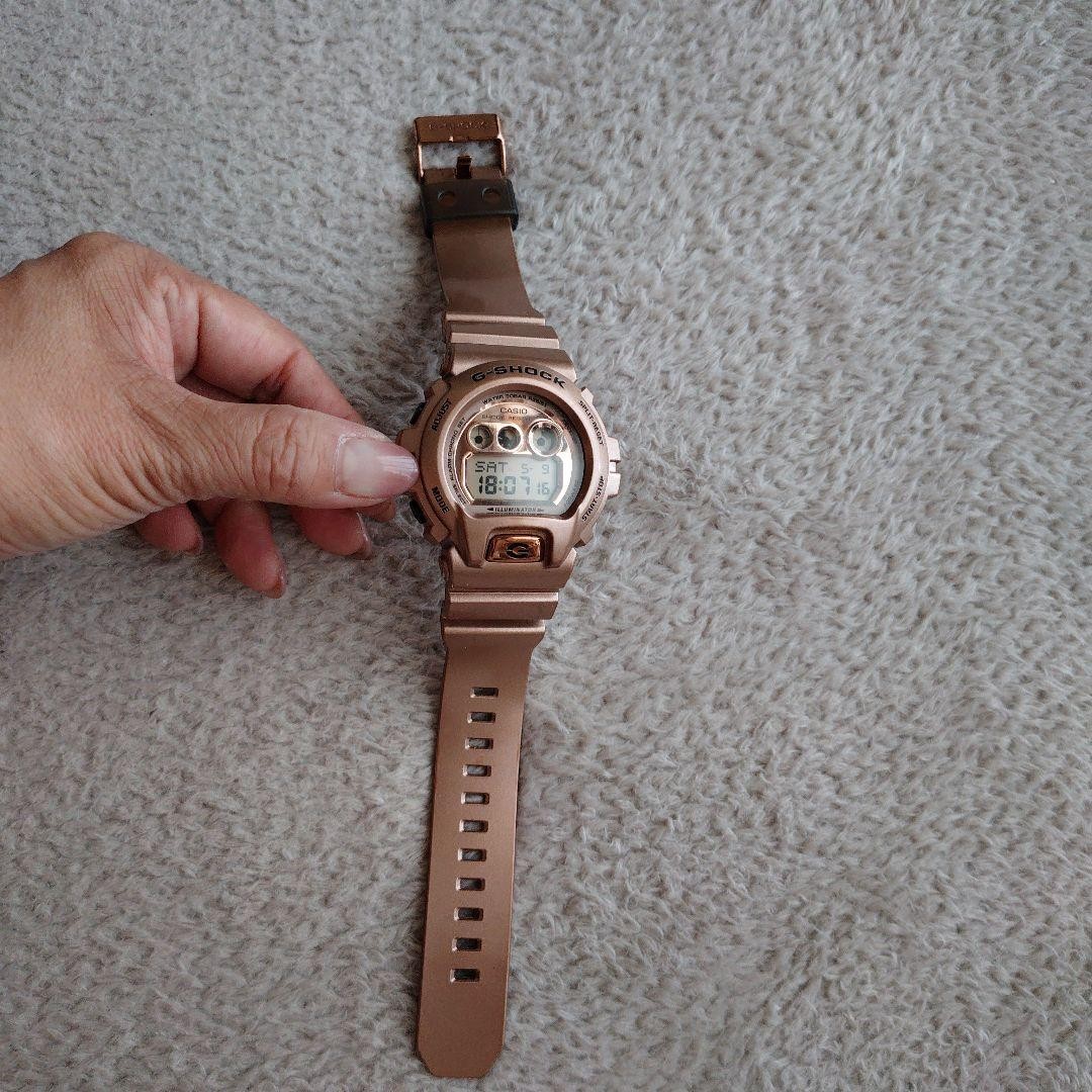 CASIO G-Shock digital wristwatch pink gold No.gs3432