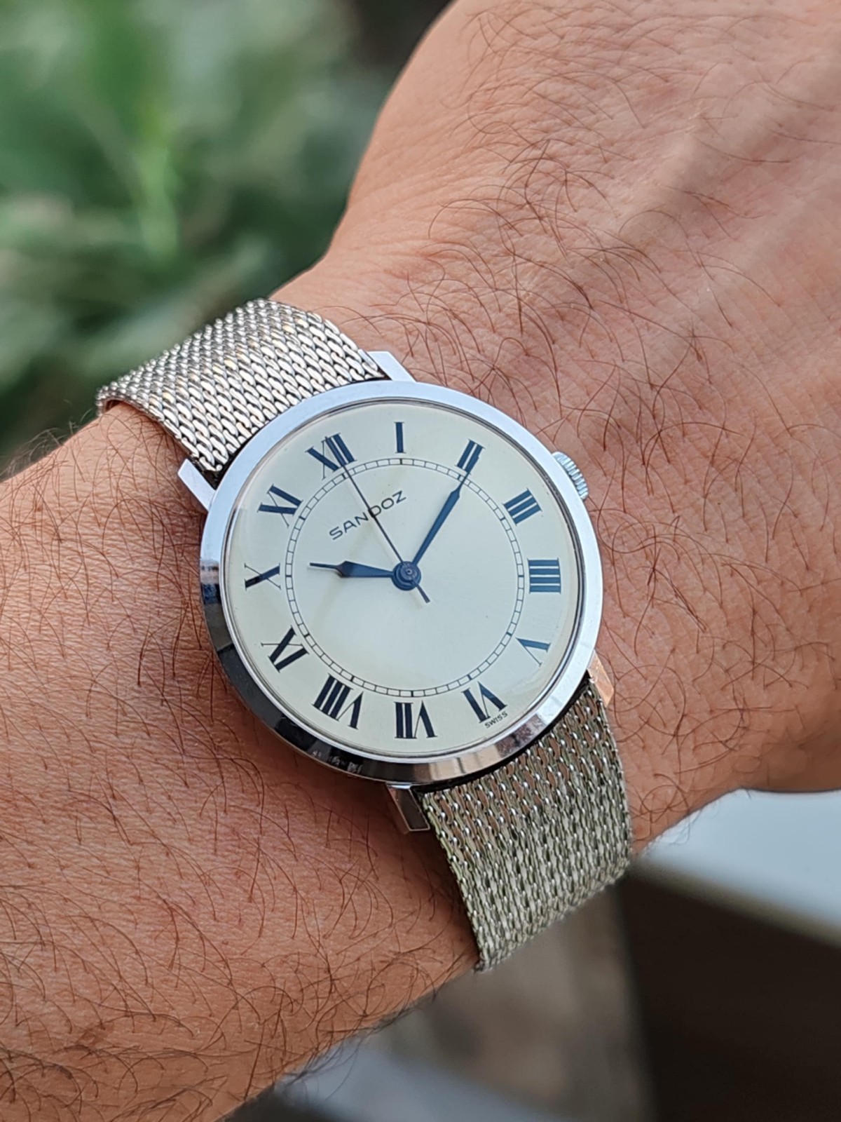 Sandoz Manual winding Rare Dial