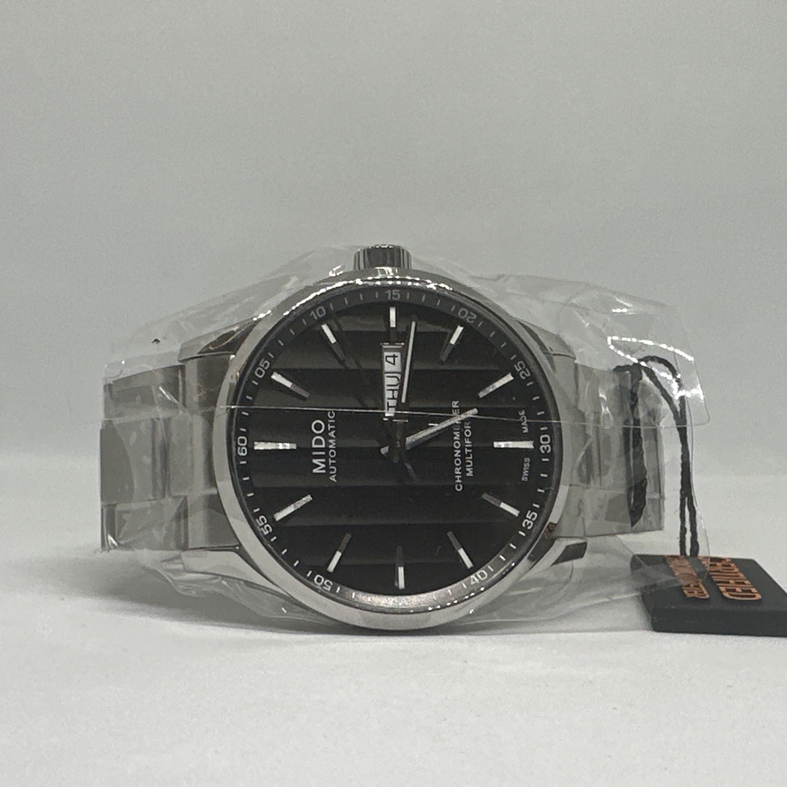Mido Multifort M038.431A Men’s Silver Stainless Steel Chronometer Watch HME846