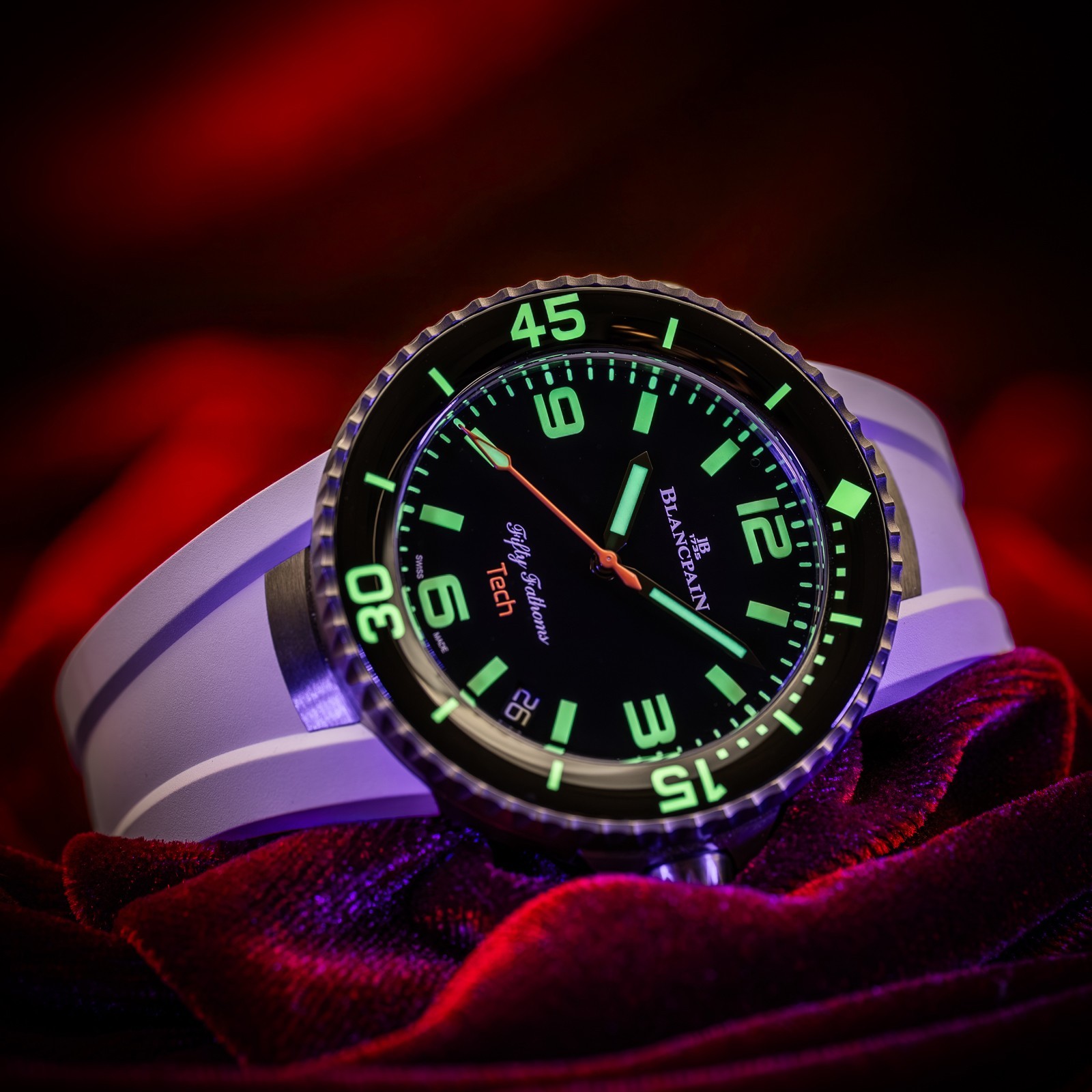 Blancpain Fifty Fathoms Tech Titanium 45mm 5029-12B30-94A Complete Set