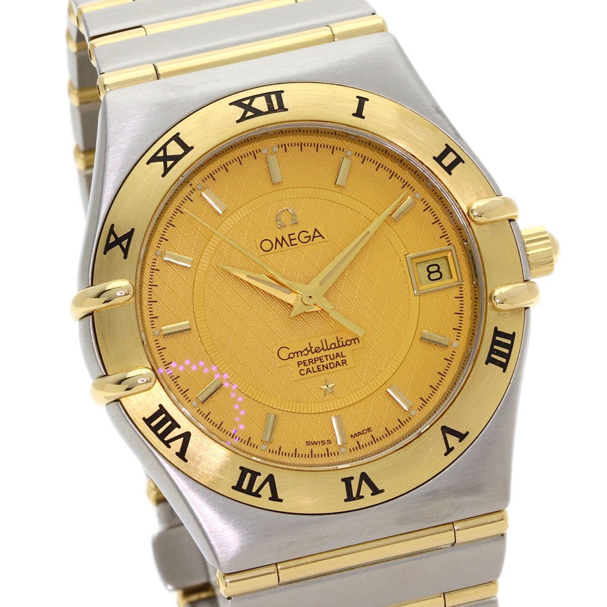 OMEGA Constellation Perpetual Calendar Watches 1252.10 Stainless Steel/SSxK1…
