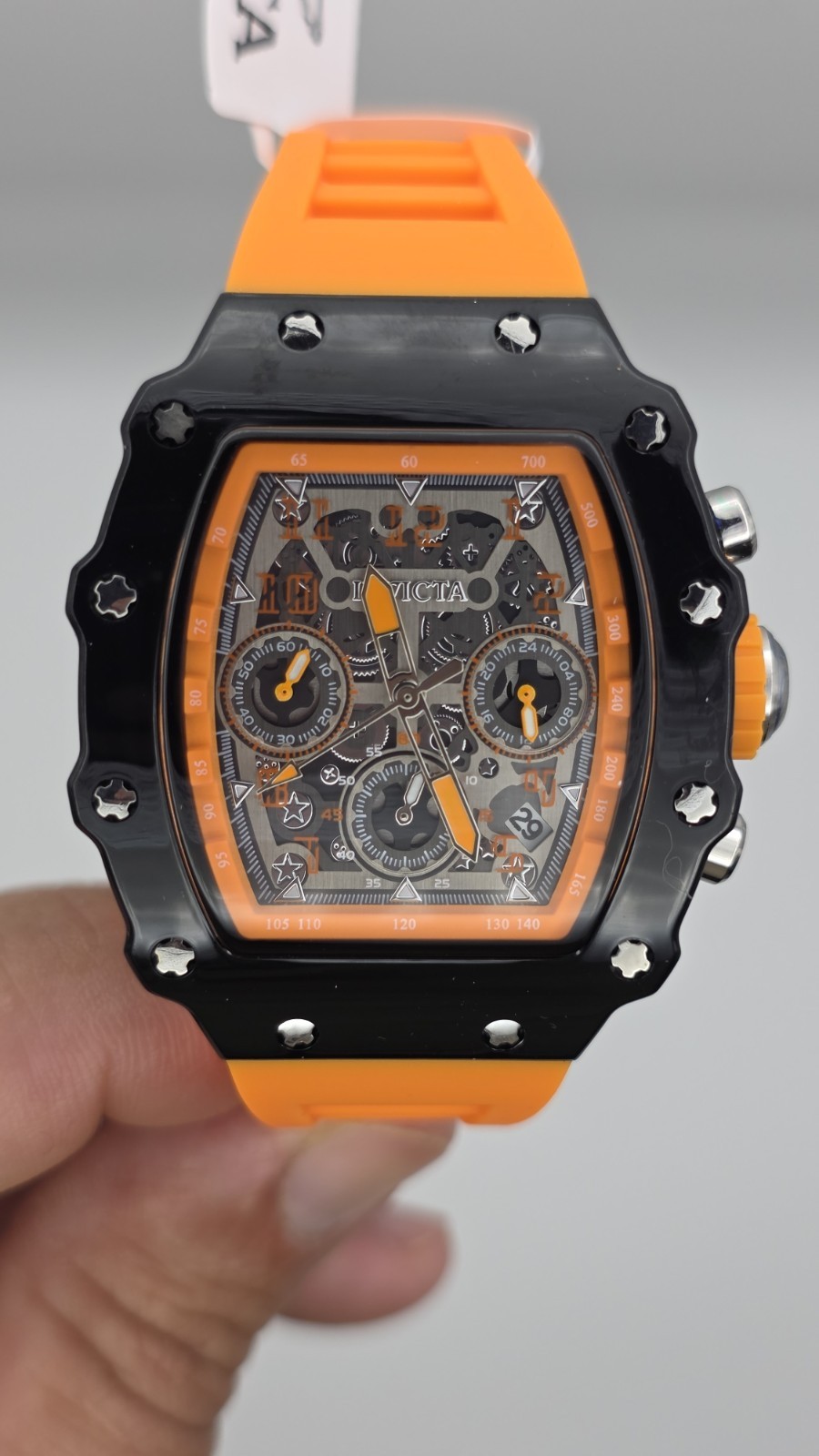 69772 – Invicta Racing Valxor Unisex Watch – 40mm, Orange