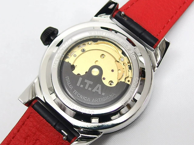 [B1R] ITA Automatico Mechanical Multi Hand Leather Strap Men’s Watch [x7s]