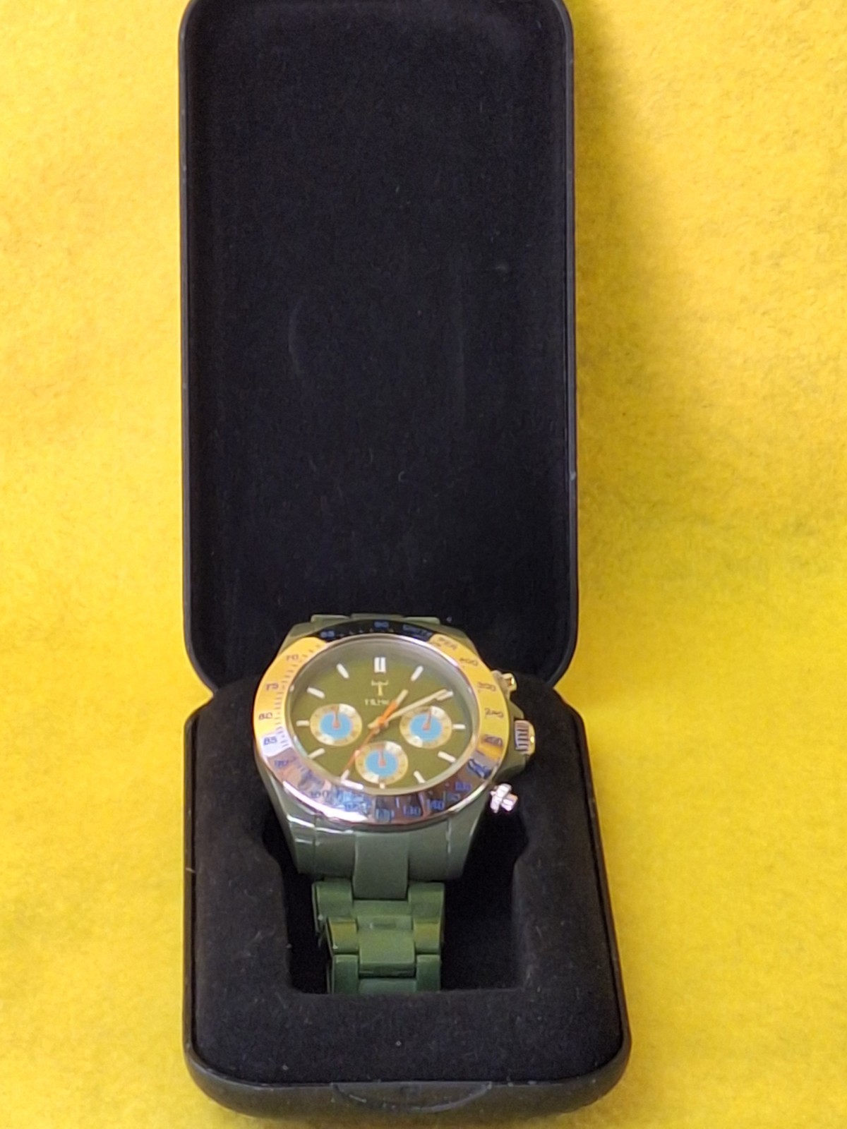 Triwa Karelen Chrono Green Unisex Adults fashionable Wristwatch From Sweden