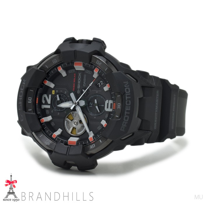 Casio G SHOCK Gravitymaster Solar Bluetooth Mobile Link Carbon Resin GR B300EC 1