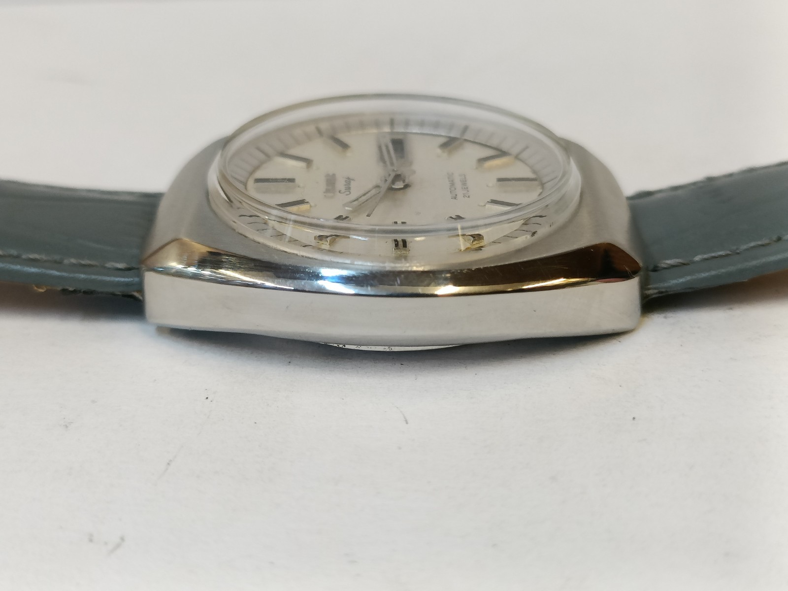 HMT SURAJ 21J AUTOMATIC PATINA SILVER DIAL INDIA MEN’S WORKING CONDITION