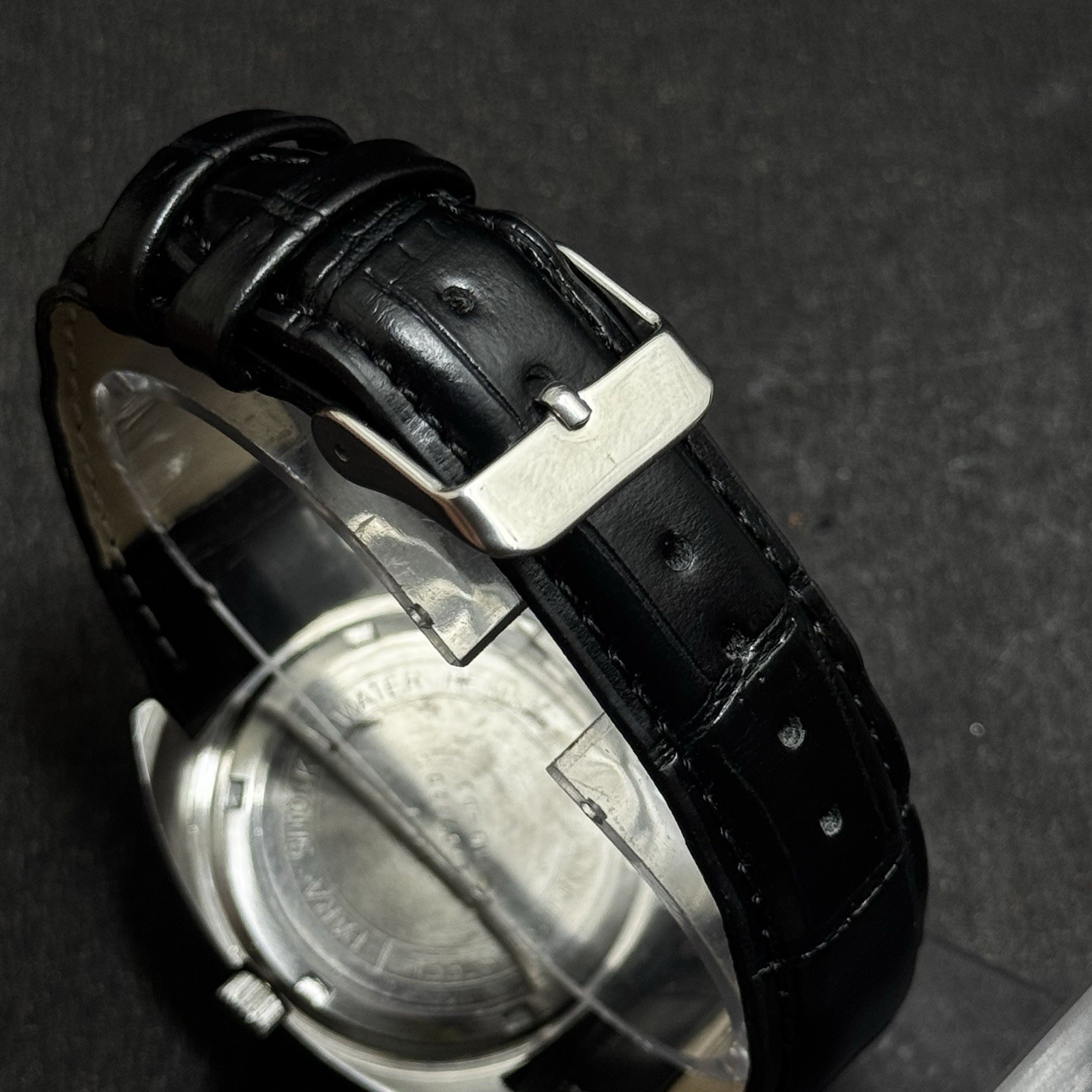 Vintage HMT Kannada Gandaberunda 17 Jewels With Orange Dial Men Wristwatch