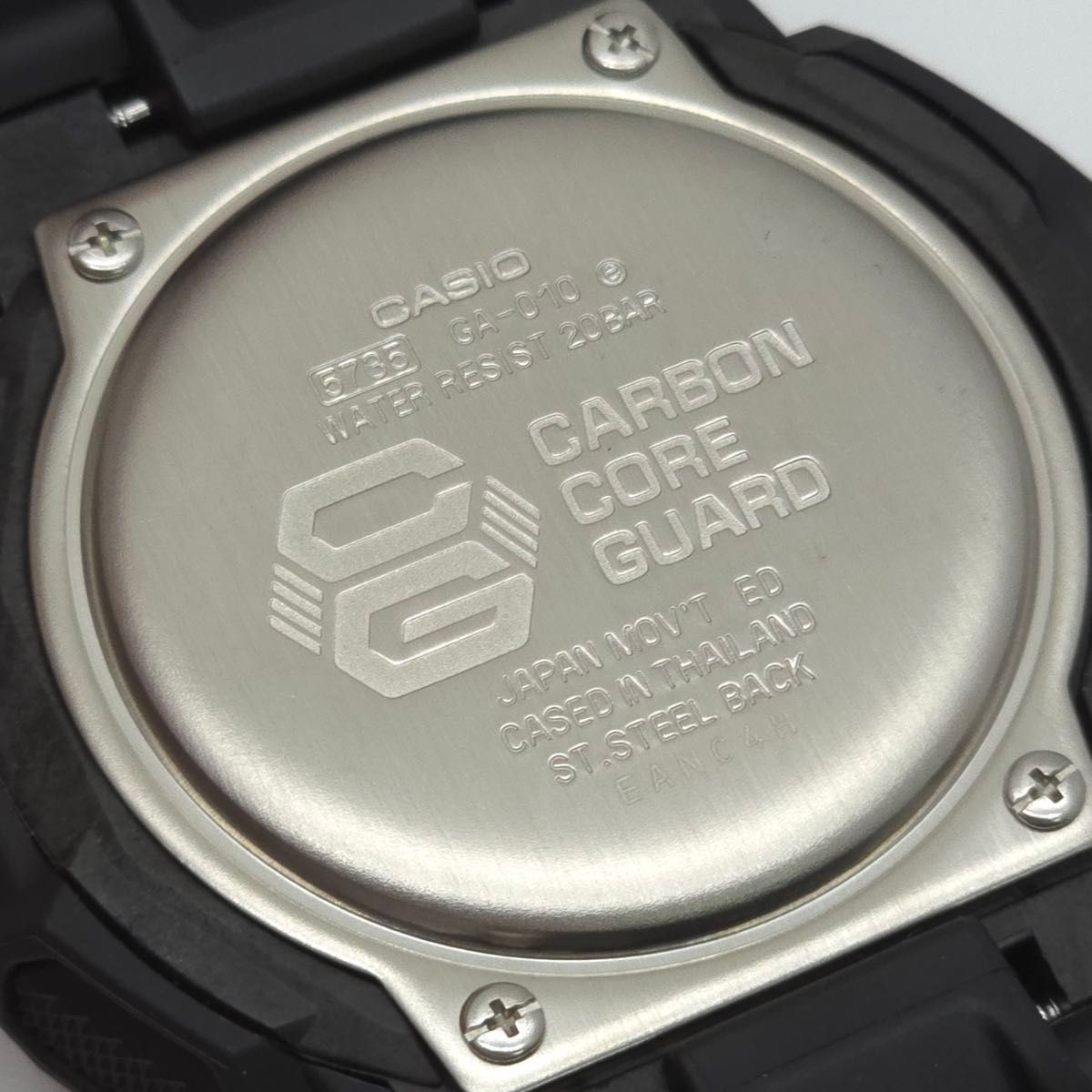 CASIO G SHOCK GA 010 1A1JF Analog Digital Watch Normal Working Condition All Bla