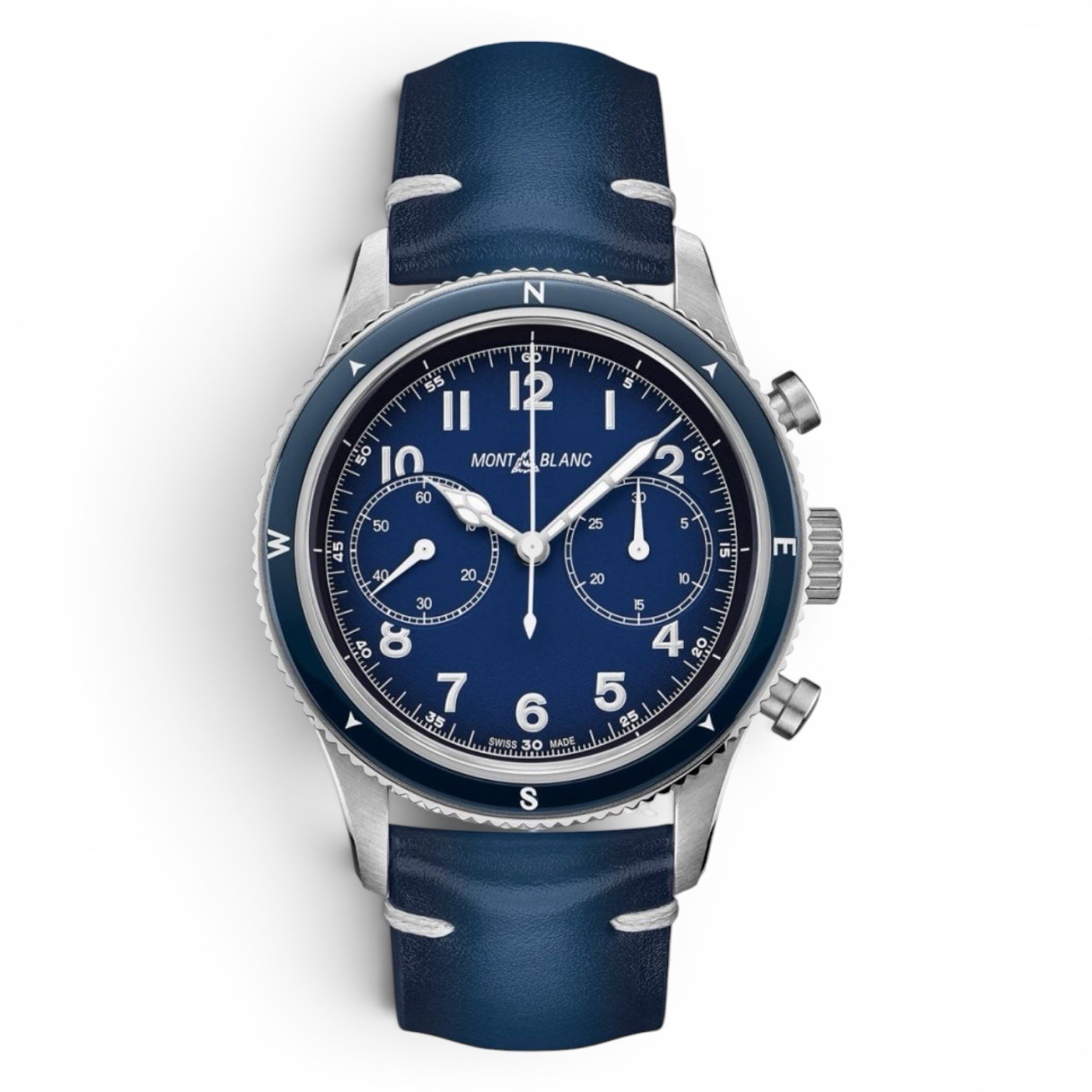 Montblanc 1858 Automatic Chronograph Blue 42mm Watch