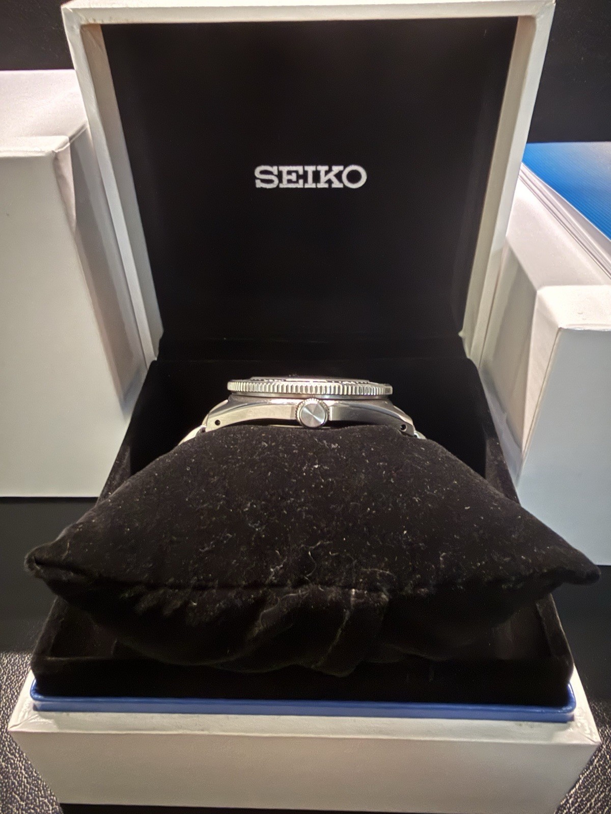 Seiko SPB451 Automatic Diver 300m Blue Dial/Bezel Stainless Steel Bracelet