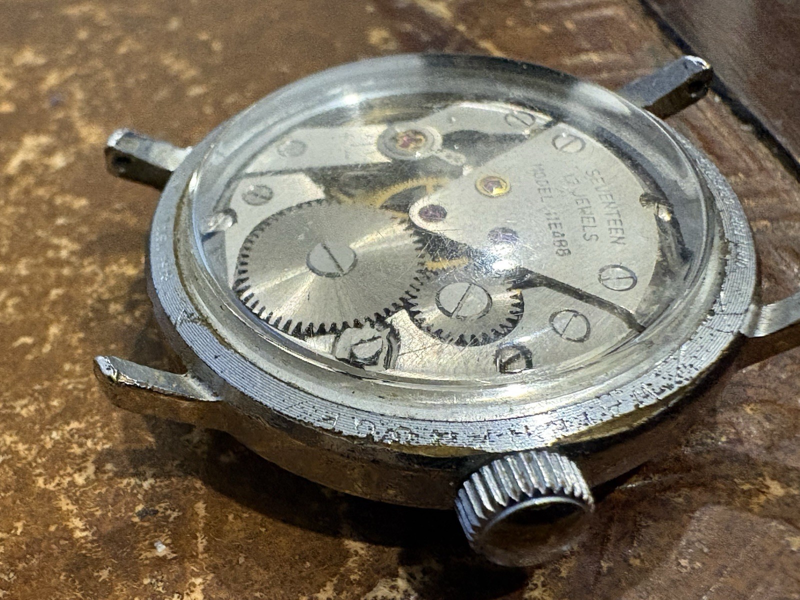 Benrus Competition Watch (1960s) 17 Jewels Sapphire crystal Case Back Vintage