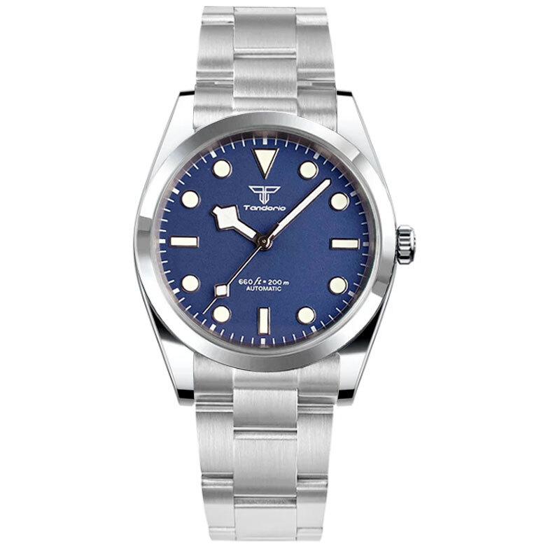 Luminous 36mm/39mm Tandorio Sapphire Glass Polished NH35 Automatic Men’s Watch