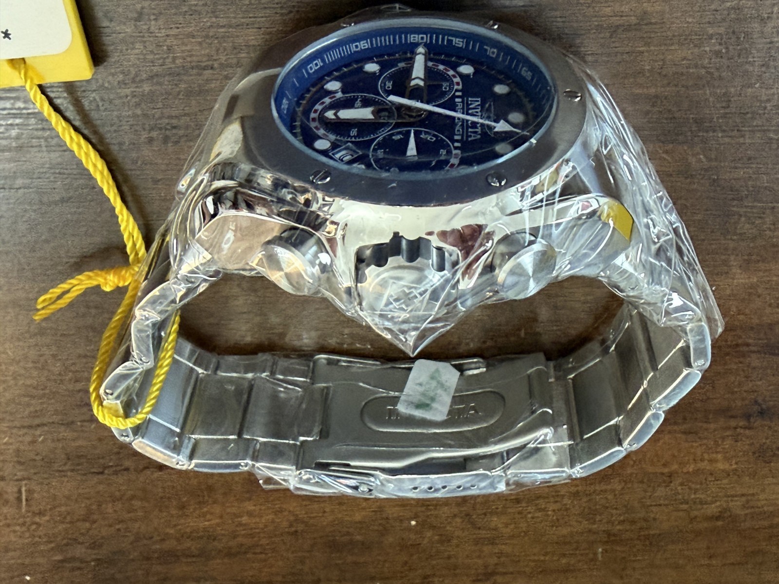 Invicta Racing 47745 Chronograph 45mm Blue Dial – NEW – Full Set – Wrapped
