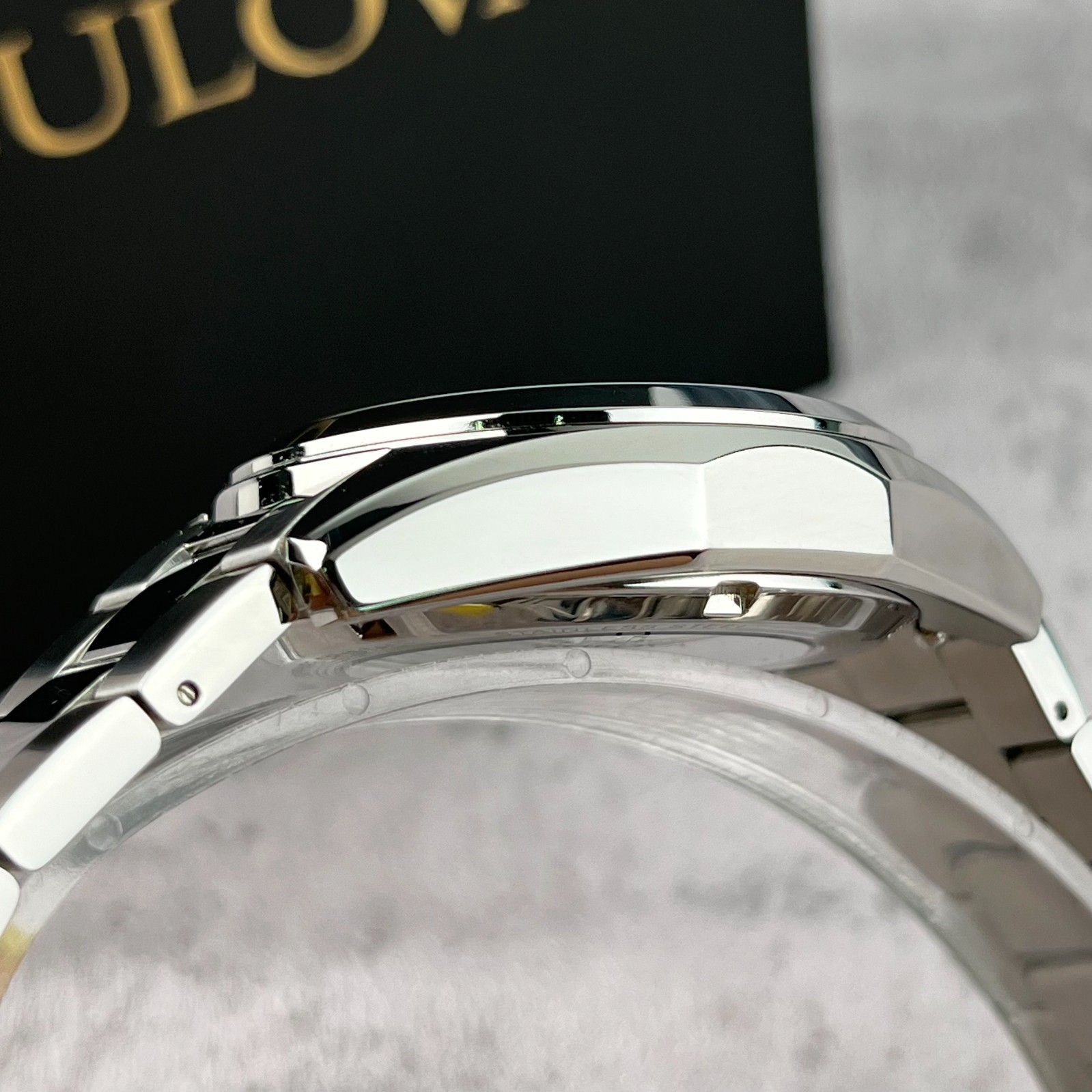 Bulova Surveyor Automatic Watch 98B422 Red Dial Stainless Steel Men’s Watch