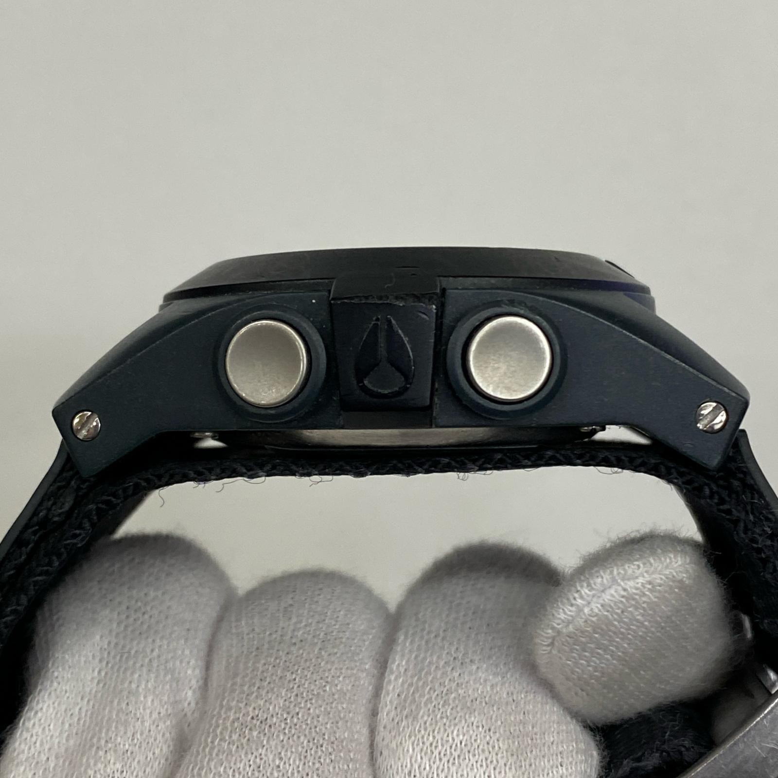 [A2R] Used NIXON Wristwatch Black Kakogawa [w9t]