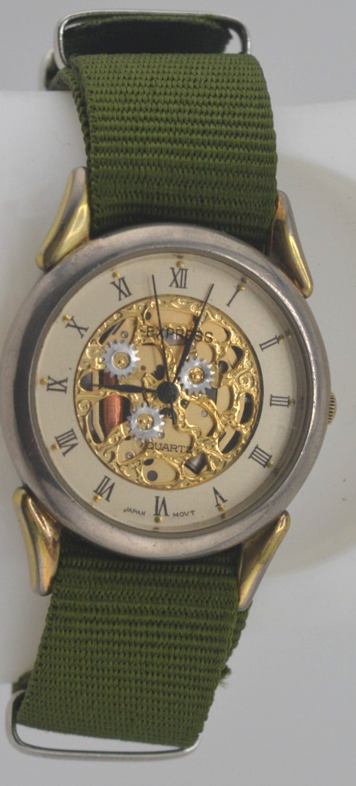 L.A.Express Watch- Quartz, New Battery New band GUARANTEE up to 8”wrist