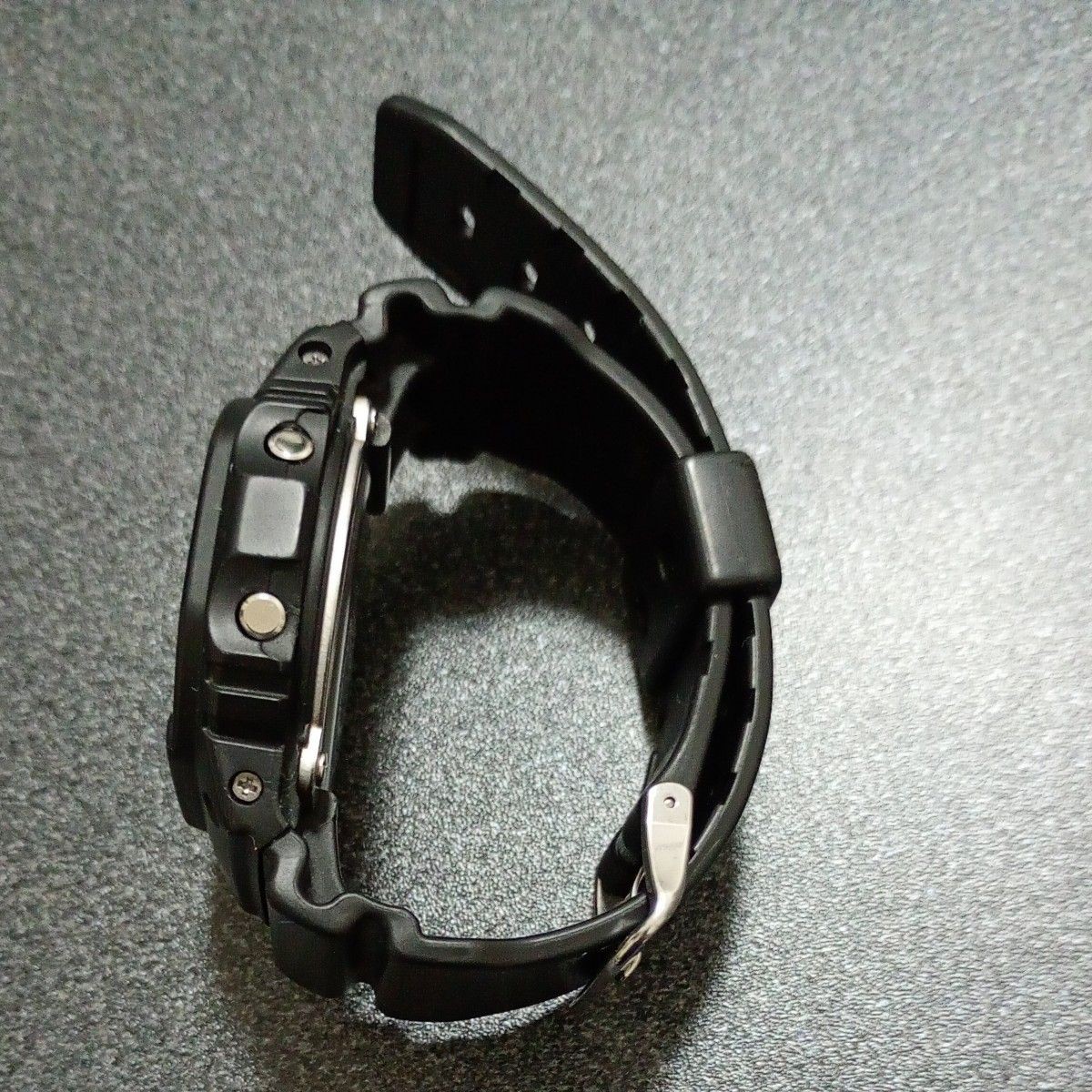 CASIO G SHOCK DW 5600SN Black Blue Square Watch