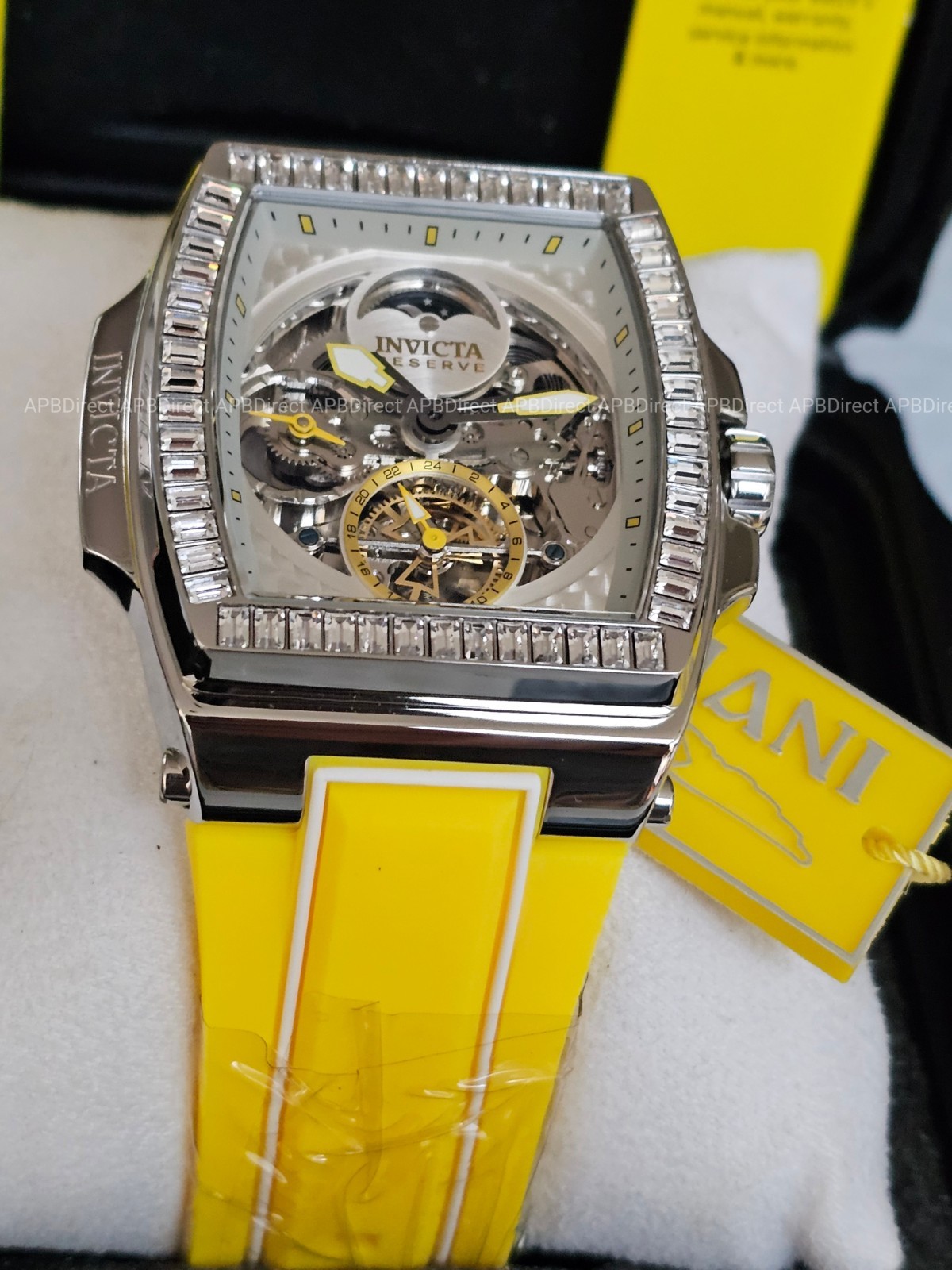 Invicta – S1 Rally – DIABLO – Dual Time Automatic – Yellow – Reserve Mens Watch