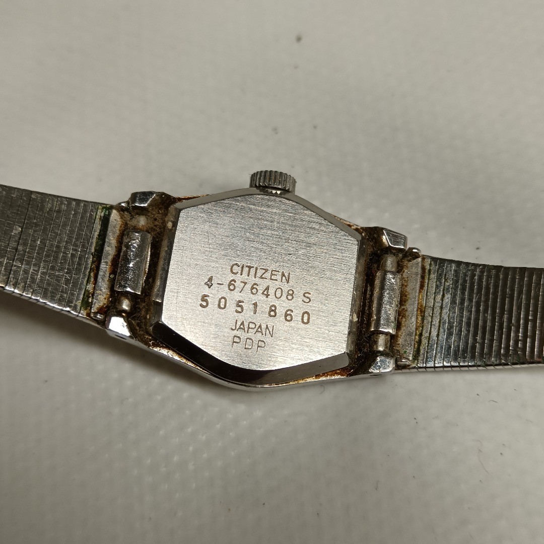 Citizen Wrist Watch Silver Stainless Steel Vintage *Spares/Repairs* | Preloved