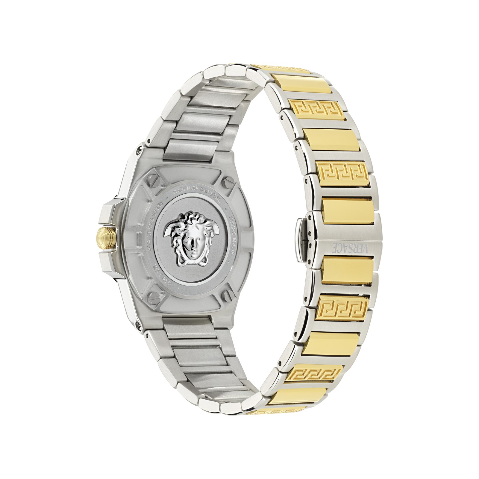 Versace Multicolour Womens Analogue Watch Greca Reaction VE0D00425