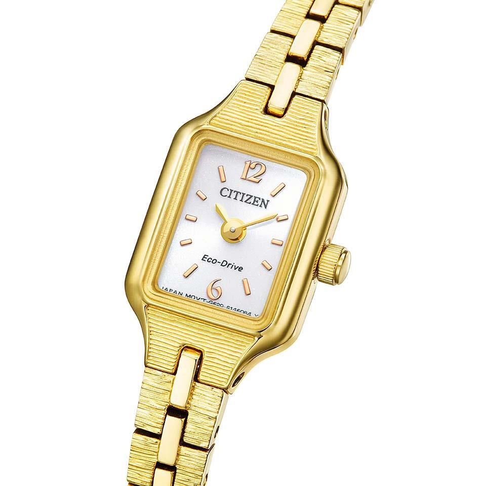 CITIZEN L Kii: EG2042-50A Eco-Drive Solar Analog Watch Gold 13.7mm Women’s