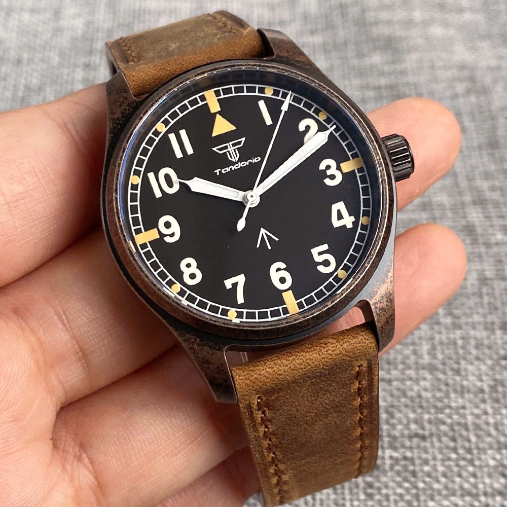 Tandorio Dive Automatic Men’s Watch NH35A PT5000 Waterproof Sapphire Glass 39mm