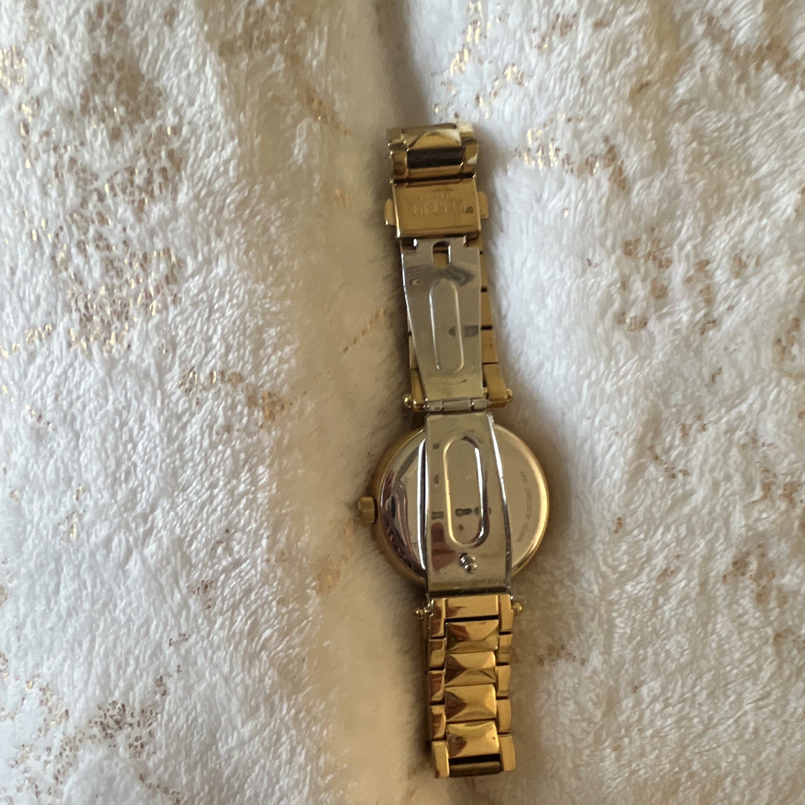 Versus Versace Women’s Quartz 50m Gold SS Bracelet Watch Black Dial Analog