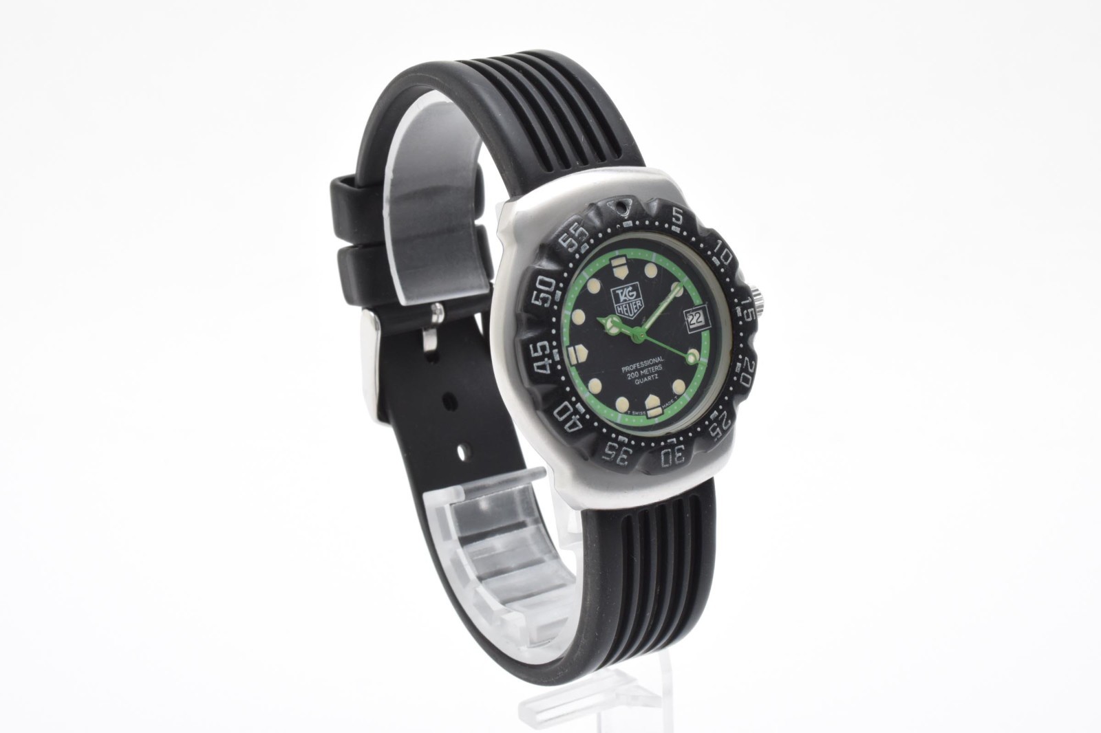 [ Exc+5 ] TAG Heuer Formula 1 Professional 375.513 200m Black Green Men’s Quartz