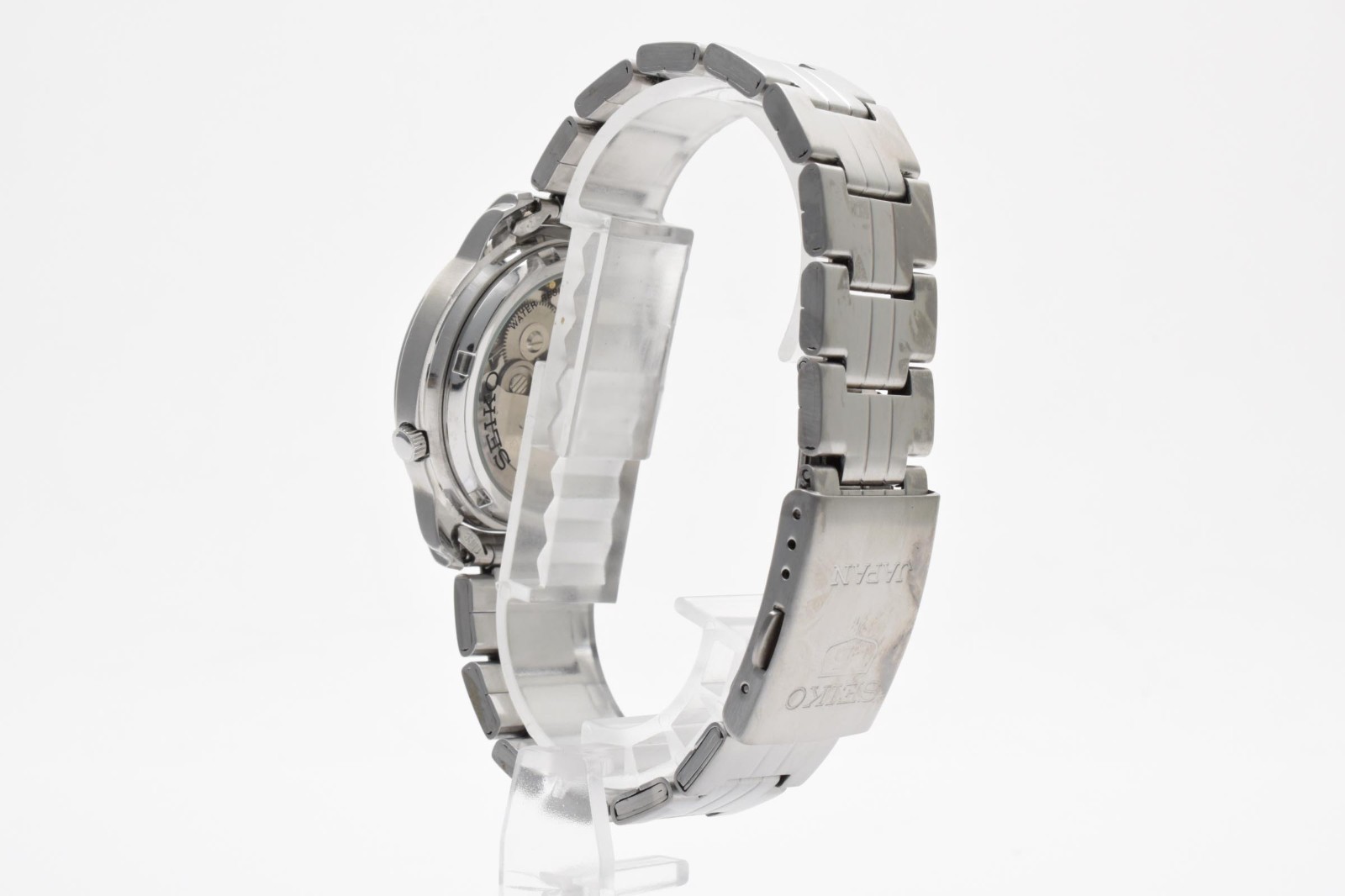 [ NEAR MINT ] SEIKO 5 7S26-03S0 Silver Dial 37mm Automatic Watch From JAPAN