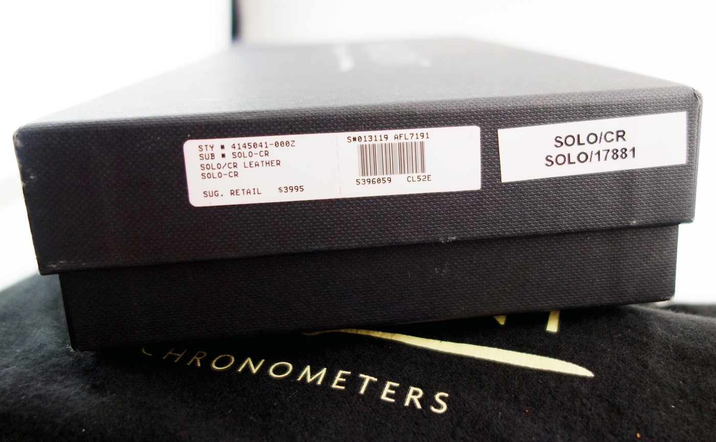 Bremont Solo/CR Automatic Chronometer Complete Set