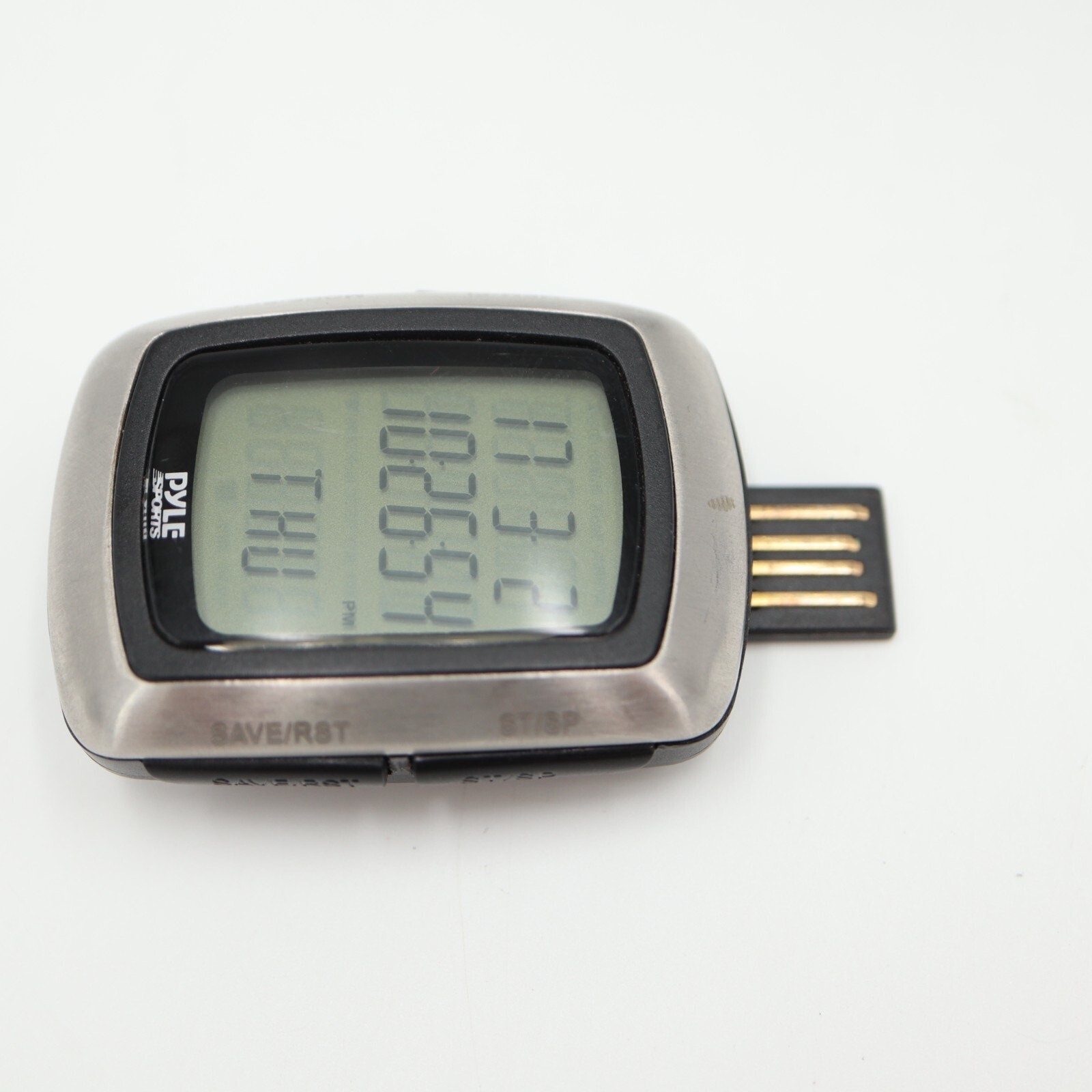 Pyle Sports Digital Watch 35mm Heart Rate Steps Alarm Chrono w New Battery