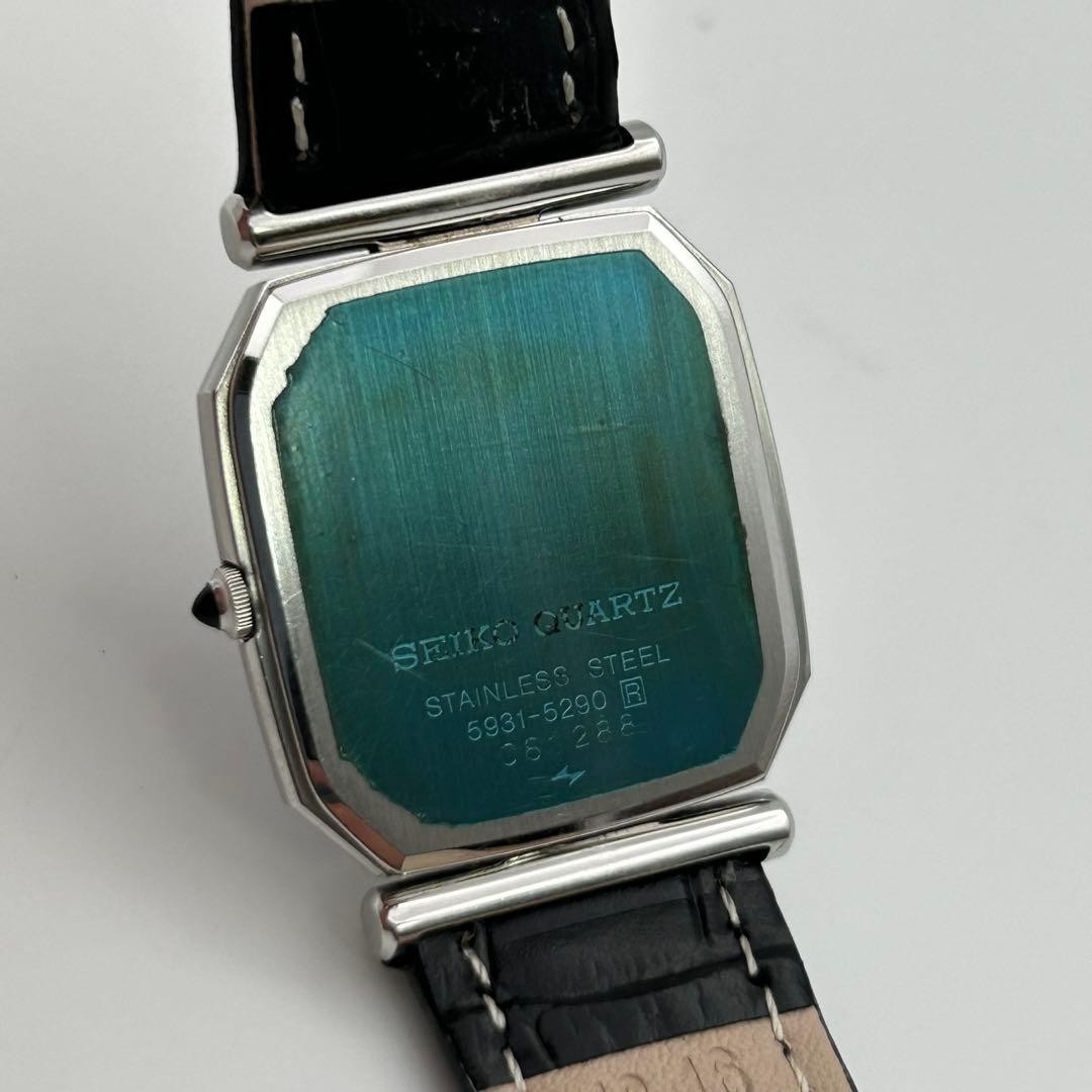 Seiko Credor 5931-5290 Blue Dial Quartz Watch Japan Working 073713