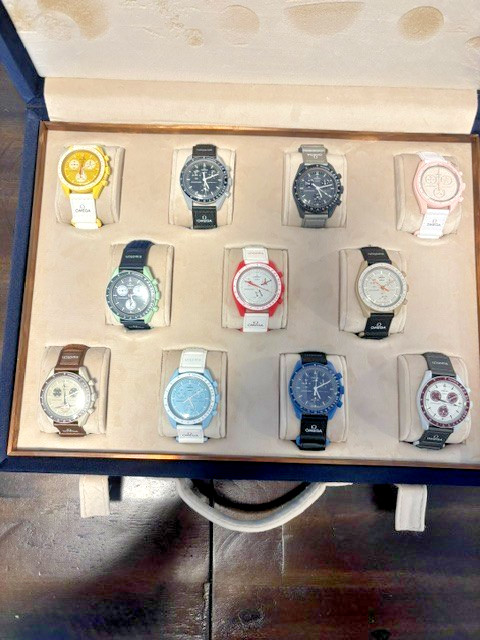 Omega x Swatch MoonSwatch Whole Collection 11 watches w/ case & original boxes