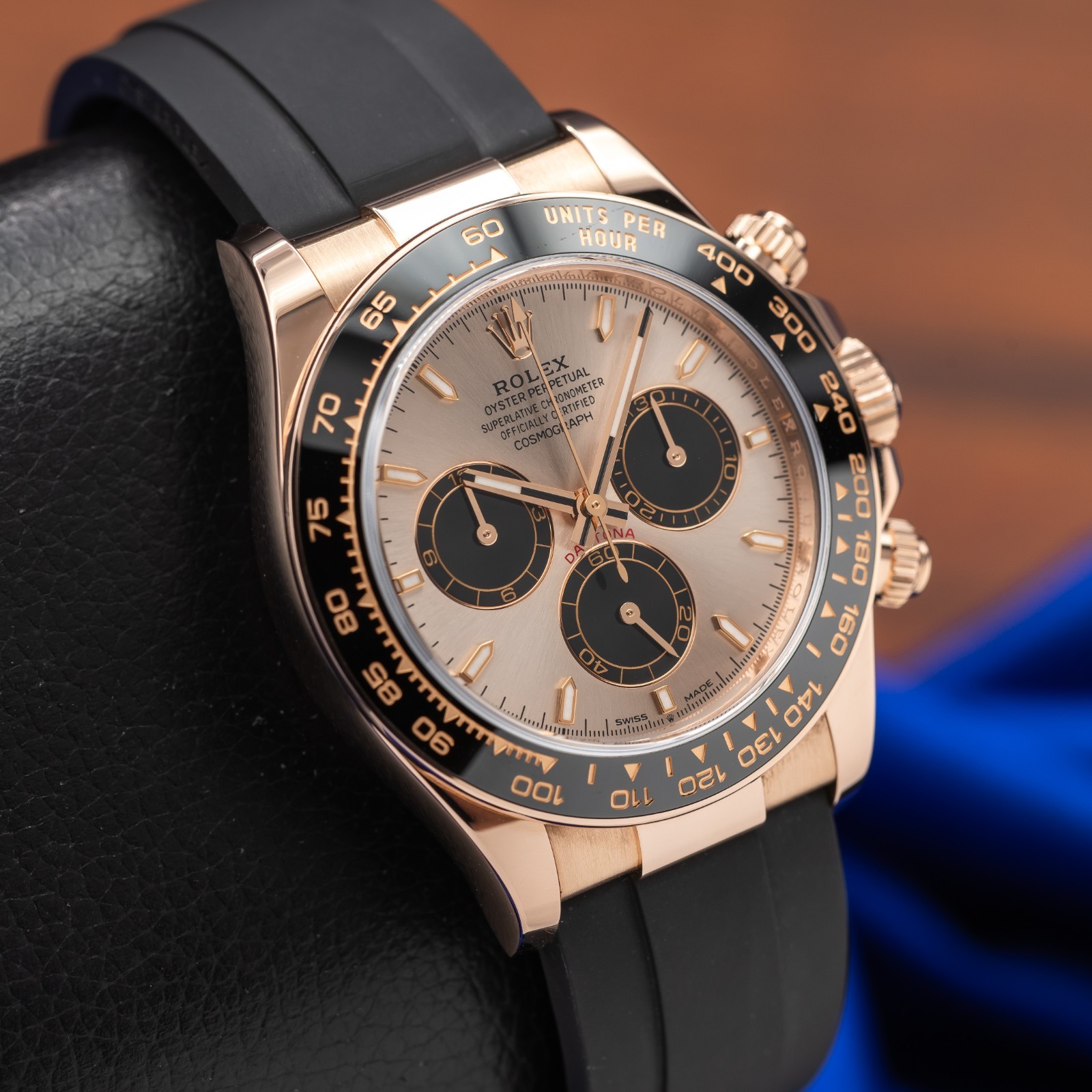 ROLEX Daytona Cosmograph Rose Gold Sundust Dial 126515LN