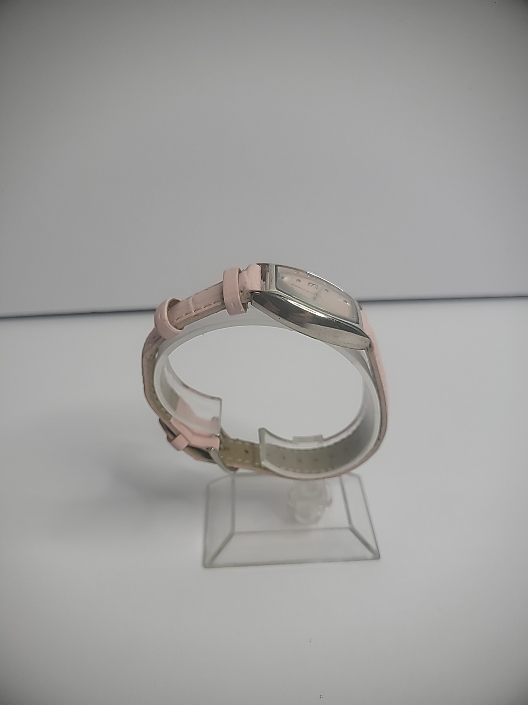 Vintage Wristwatch Watch Womens Pink Breast Cancer Awareness Jewelry Costume