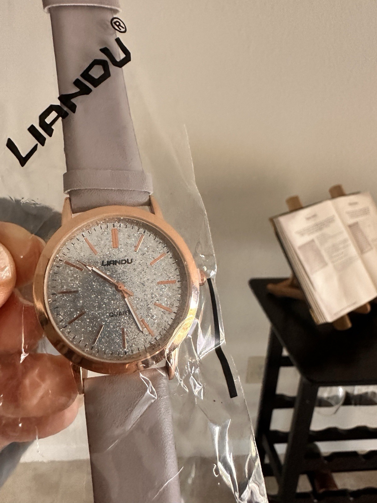 Beige Women Watch